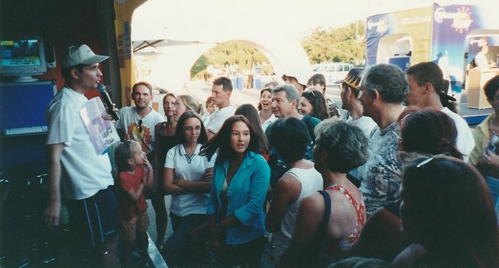 Animateur événement Wanadoo Tour en 2001